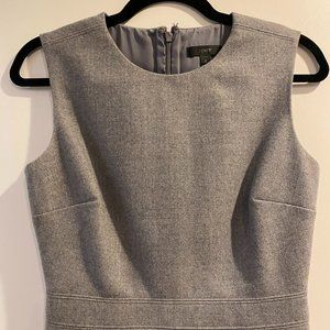 J. Crew A-line Double Serge Wool Sheath Dress - Size 2
